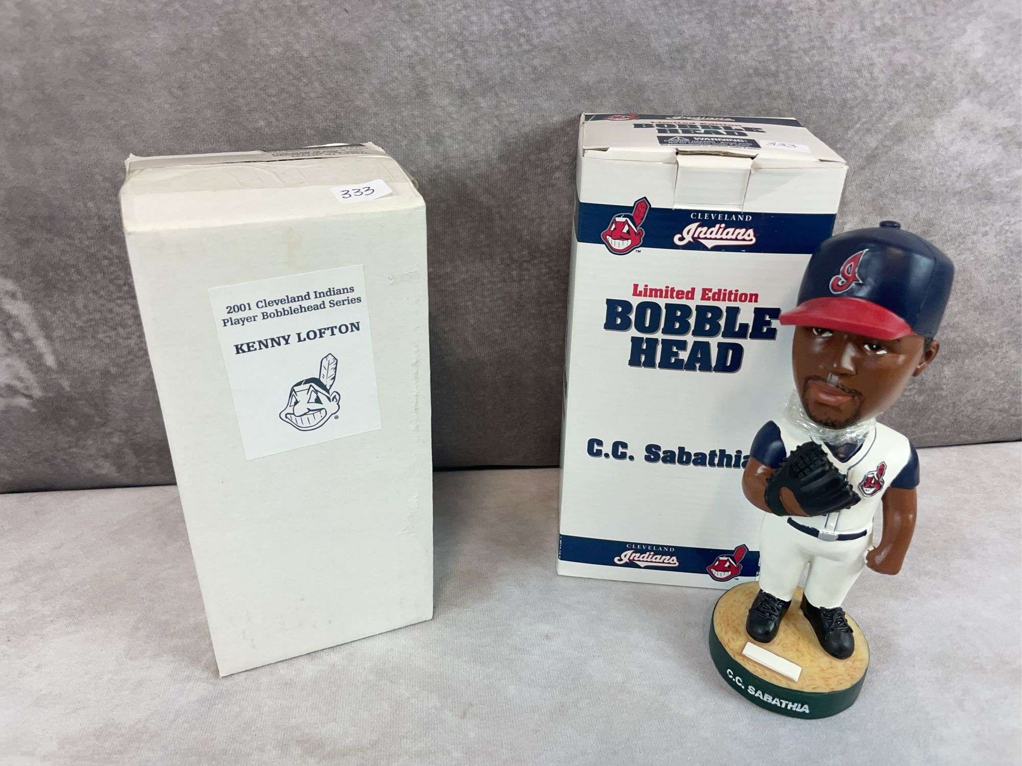 C.C. Sabathia & Kenny Lofton Cleveland Indians Bobbleheads