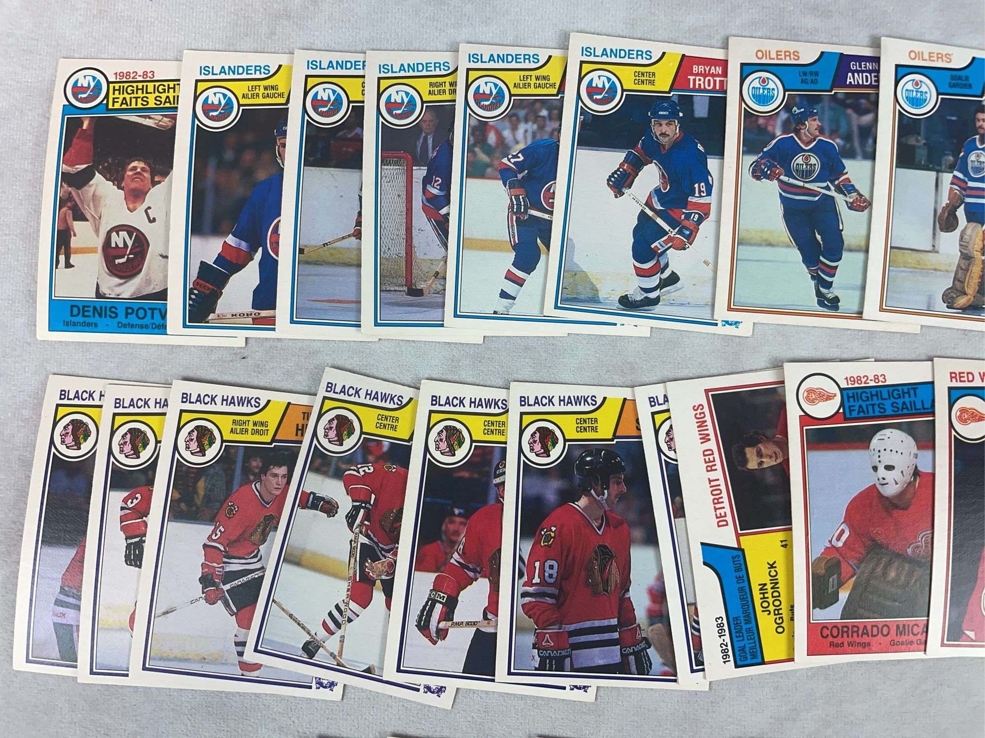 1983-1984 O.P.C. Hockey 100+ cards, no duplicates, all in order