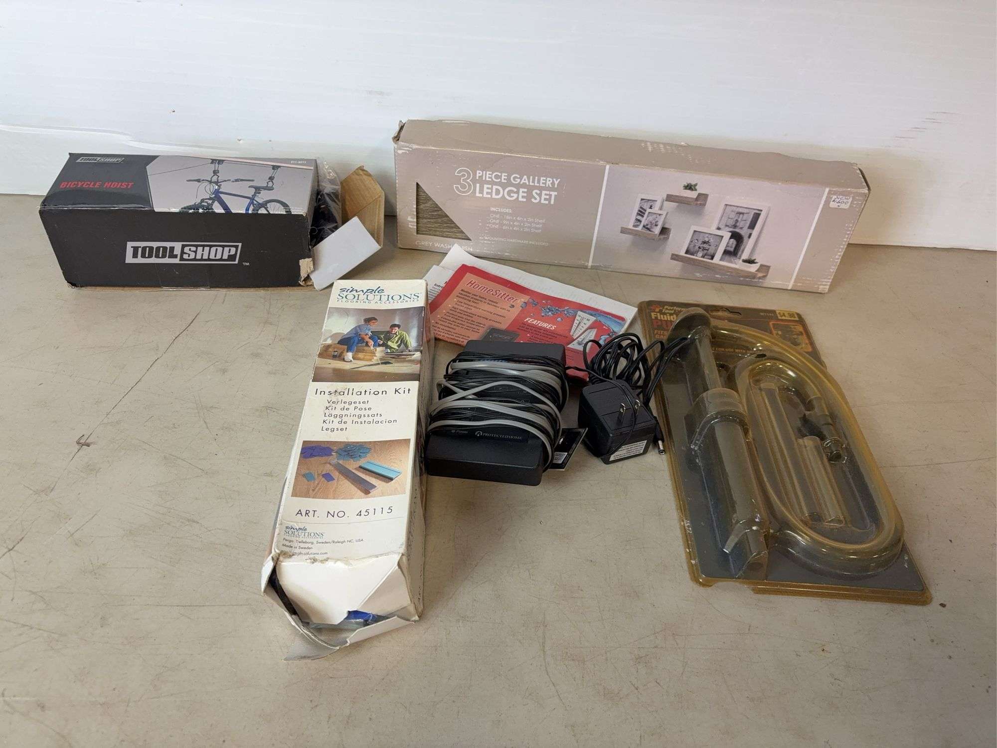 Home sitter, installation kit, ledge set, and more