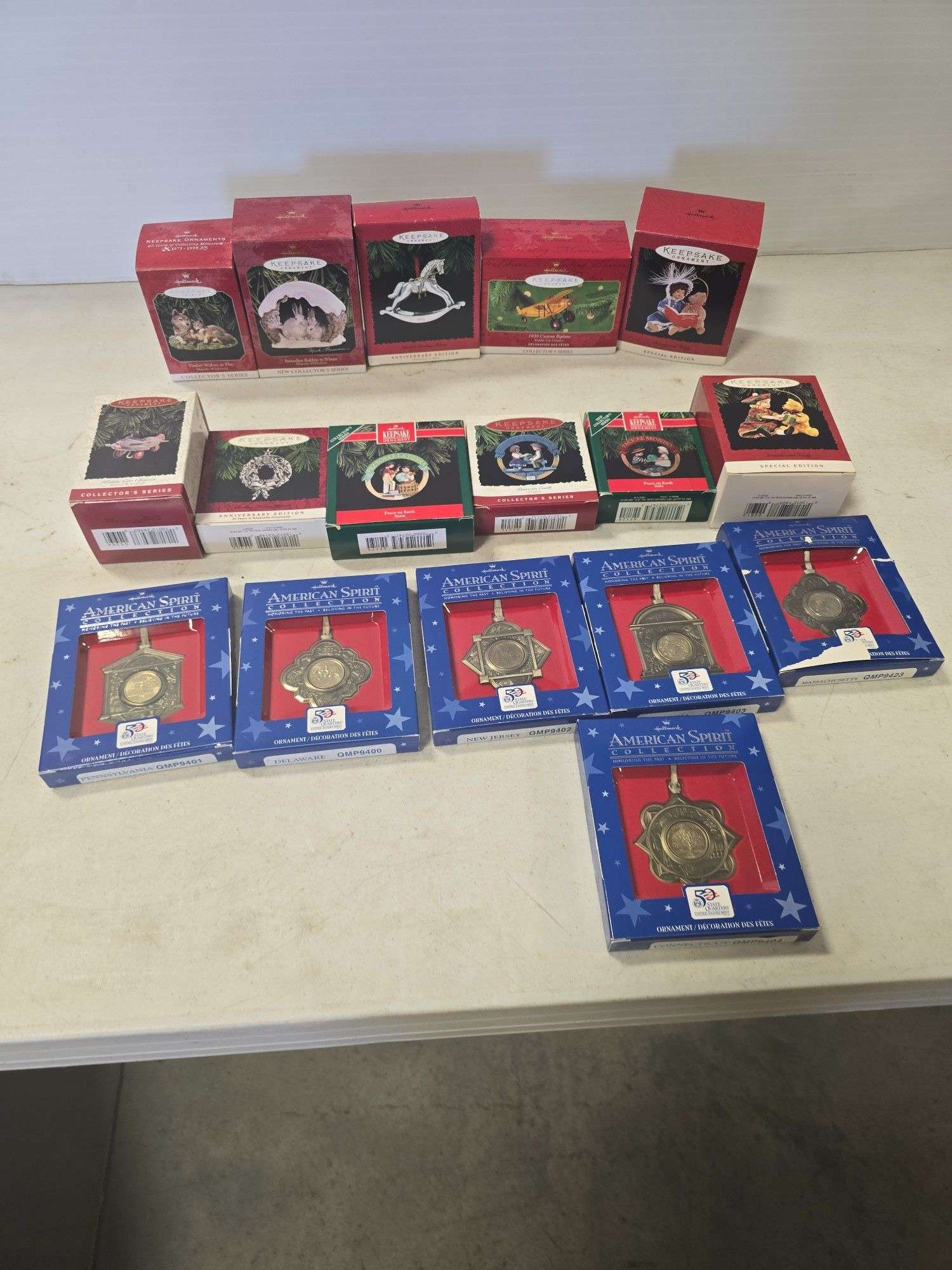 LOT OF MIXED HALLMARK CHRISTMAS ORNAMENTS