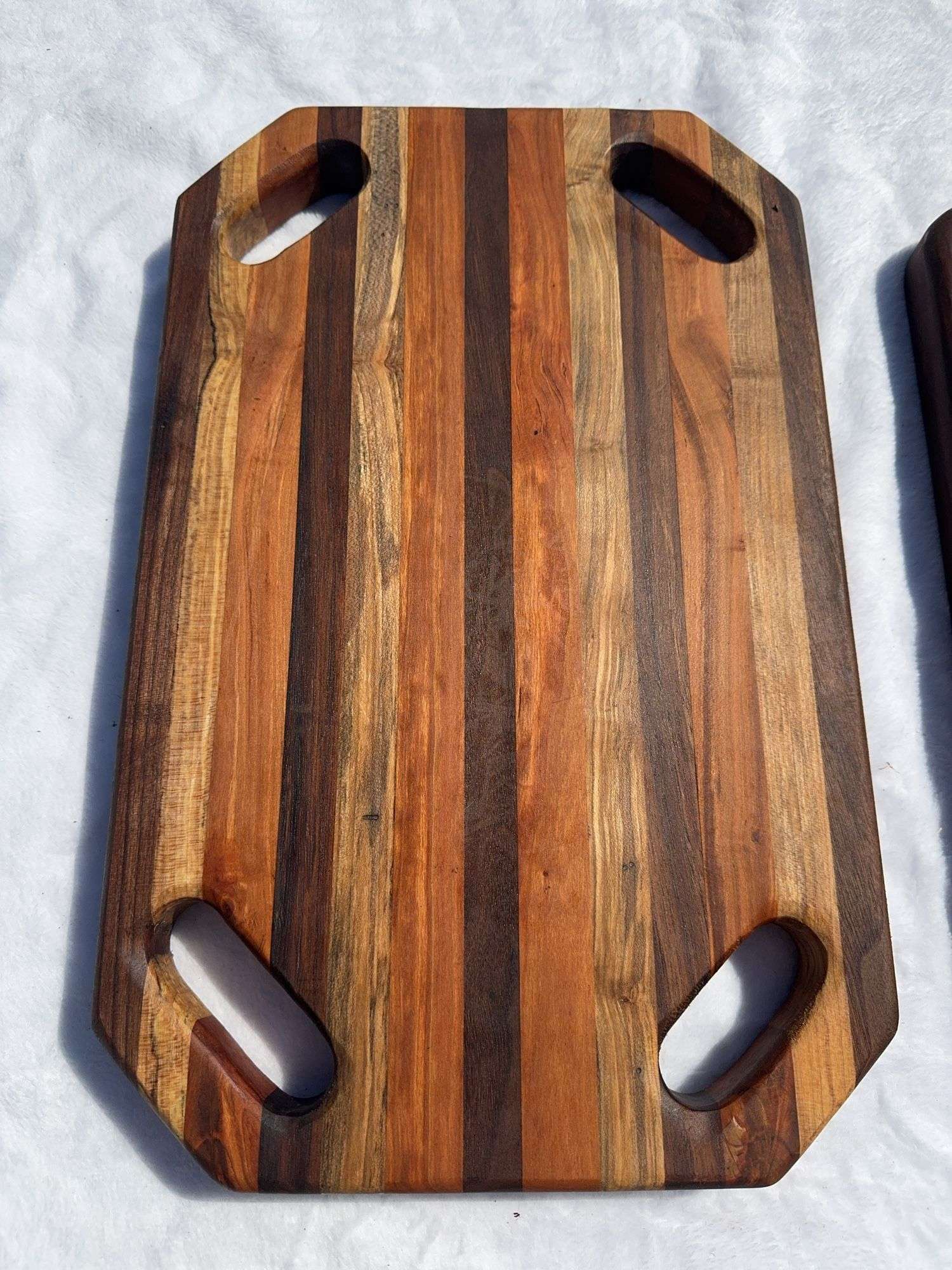 (2) Homemade Wooden Charcuterie Boards
