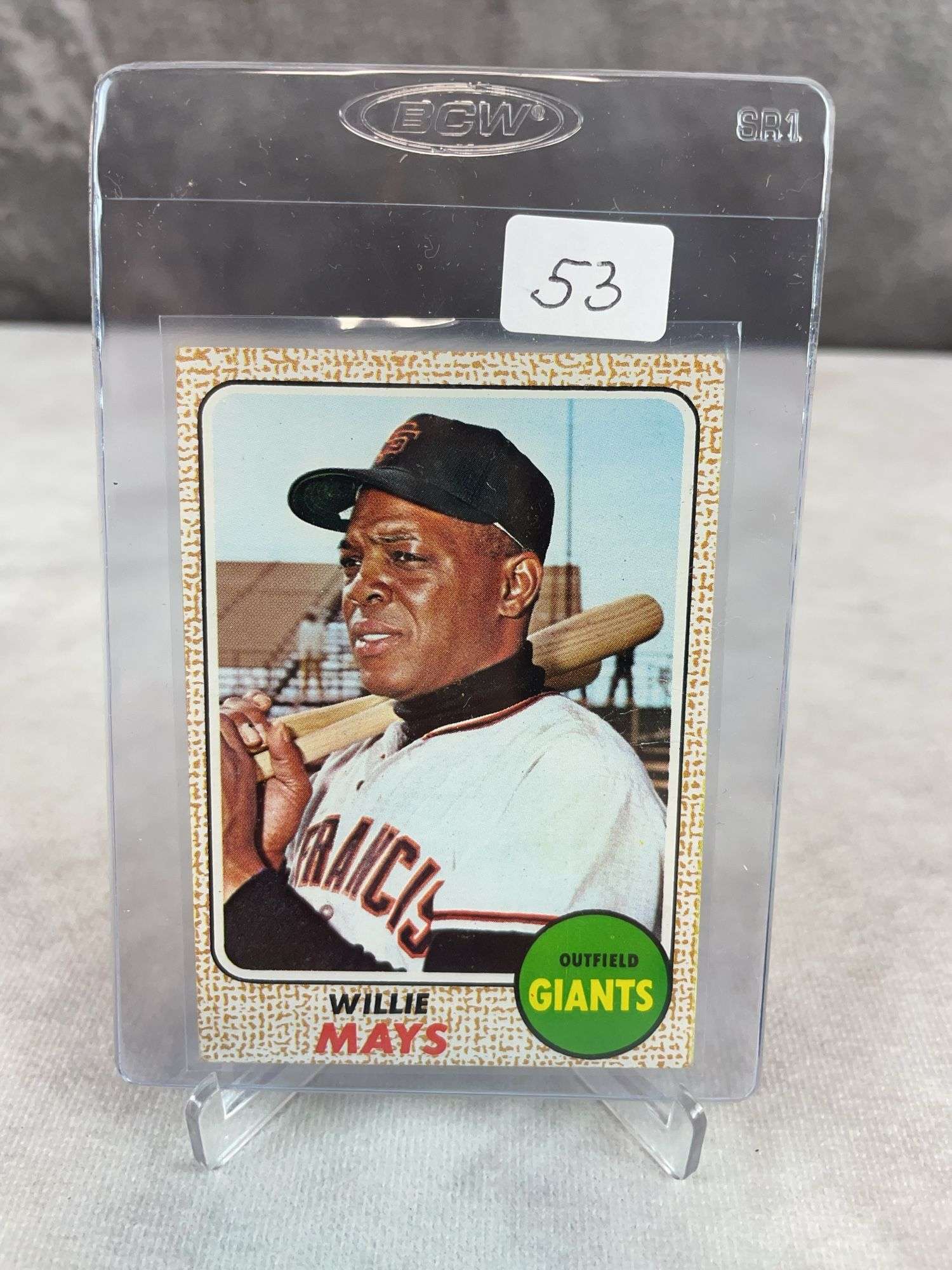 1968 Topps Willie Mays #50