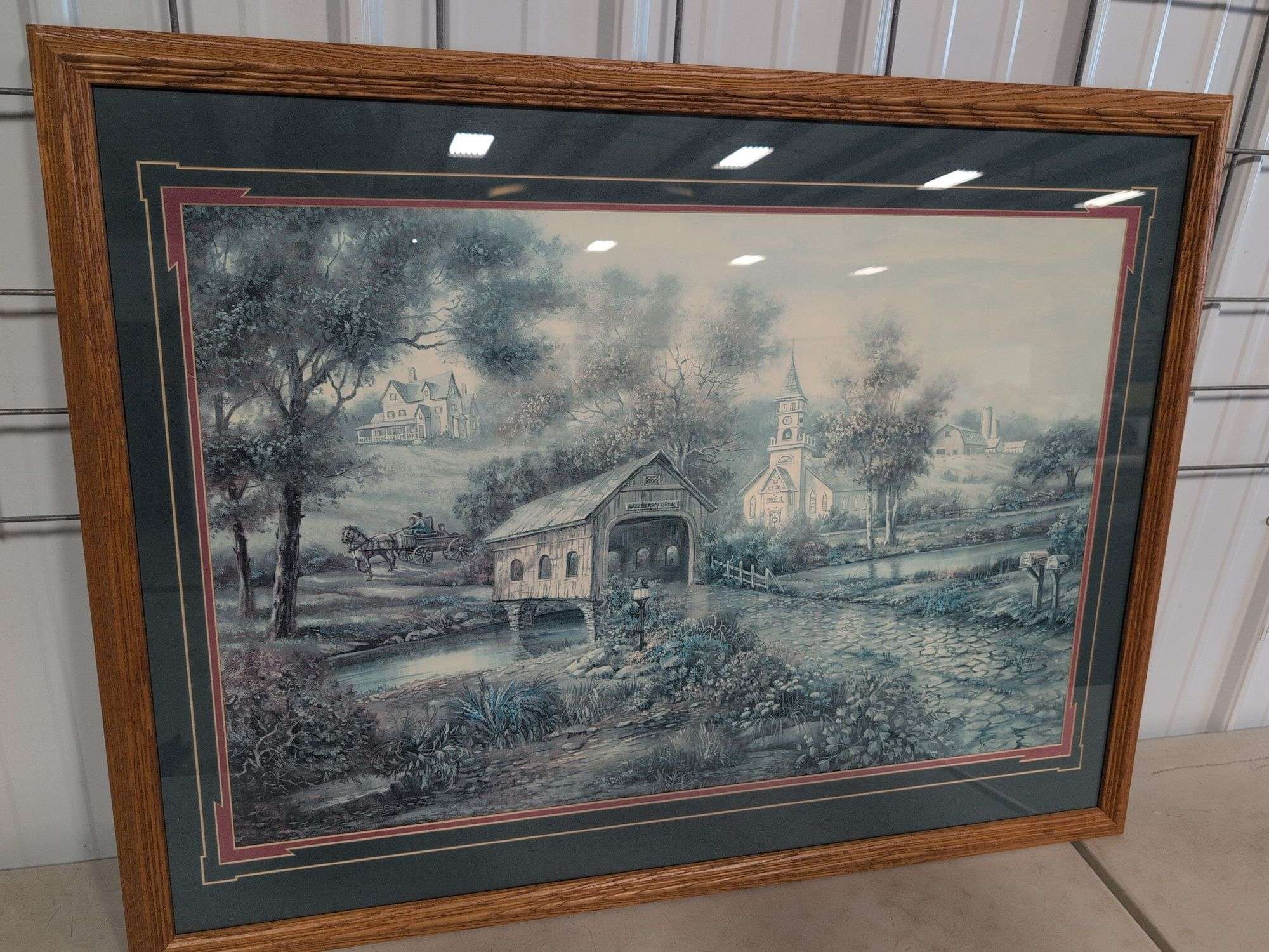 Large framed photo - 43" by 33"