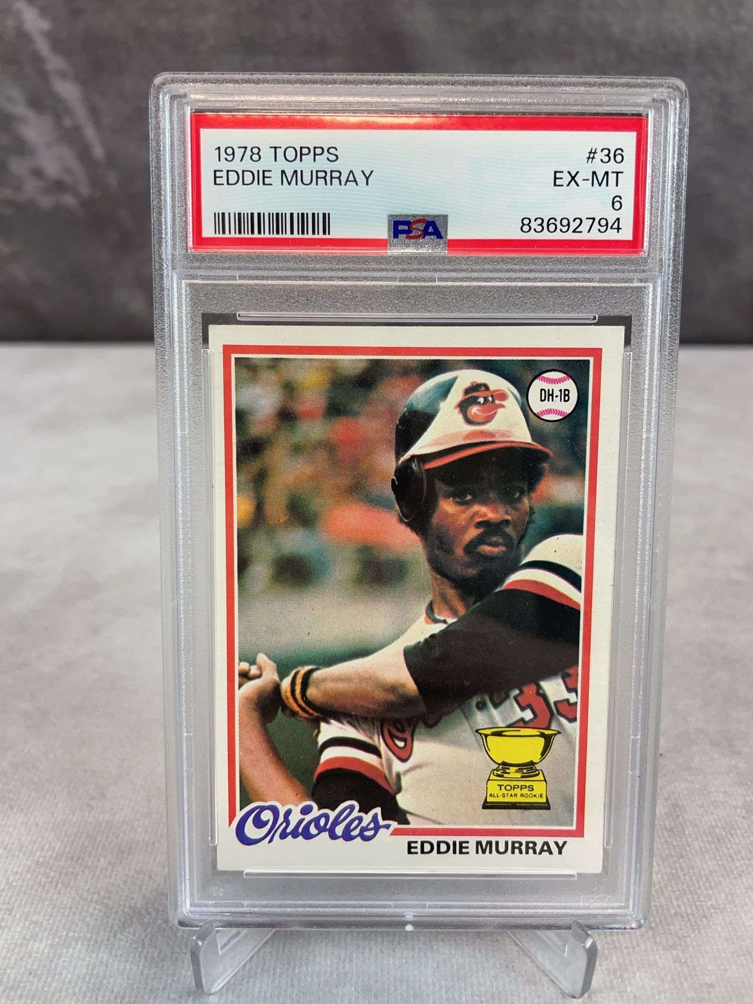 1978 Topps Eddie Murray #36 - PSA 6