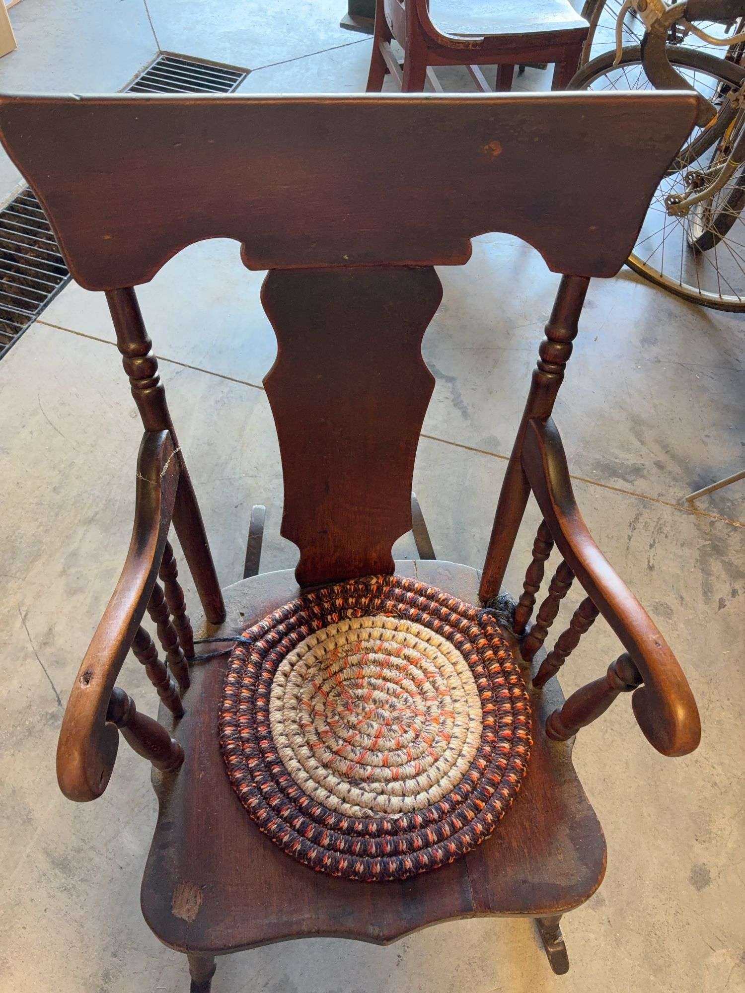 Vintage rocking chair - 21.5" wide and 36" tall