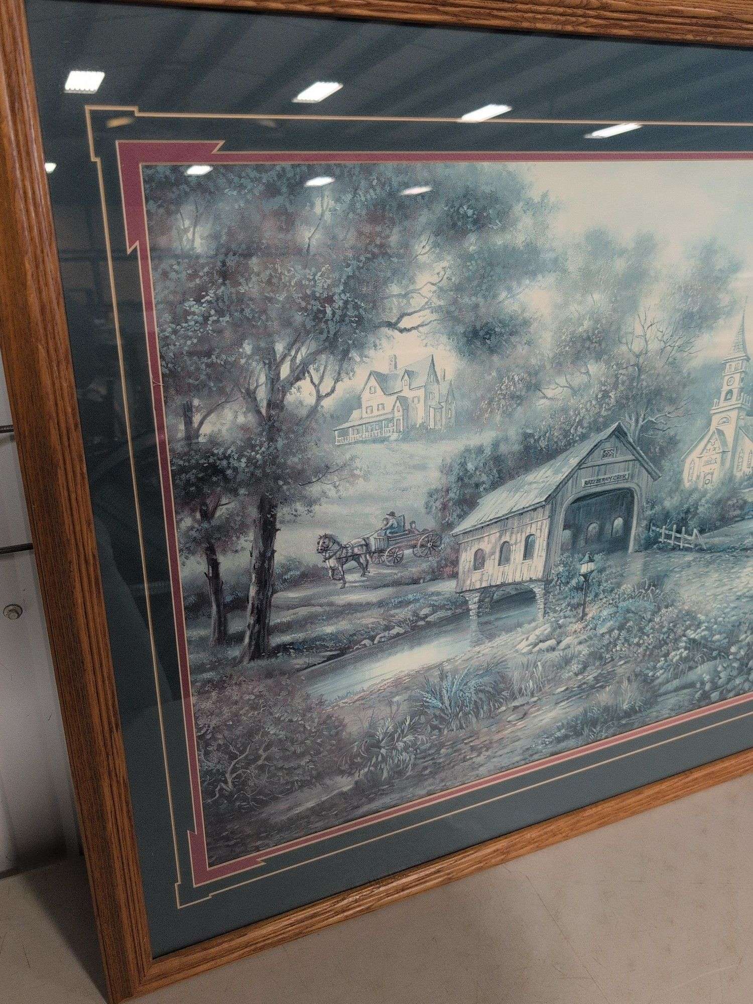 Large framed photo - 43" by 33"