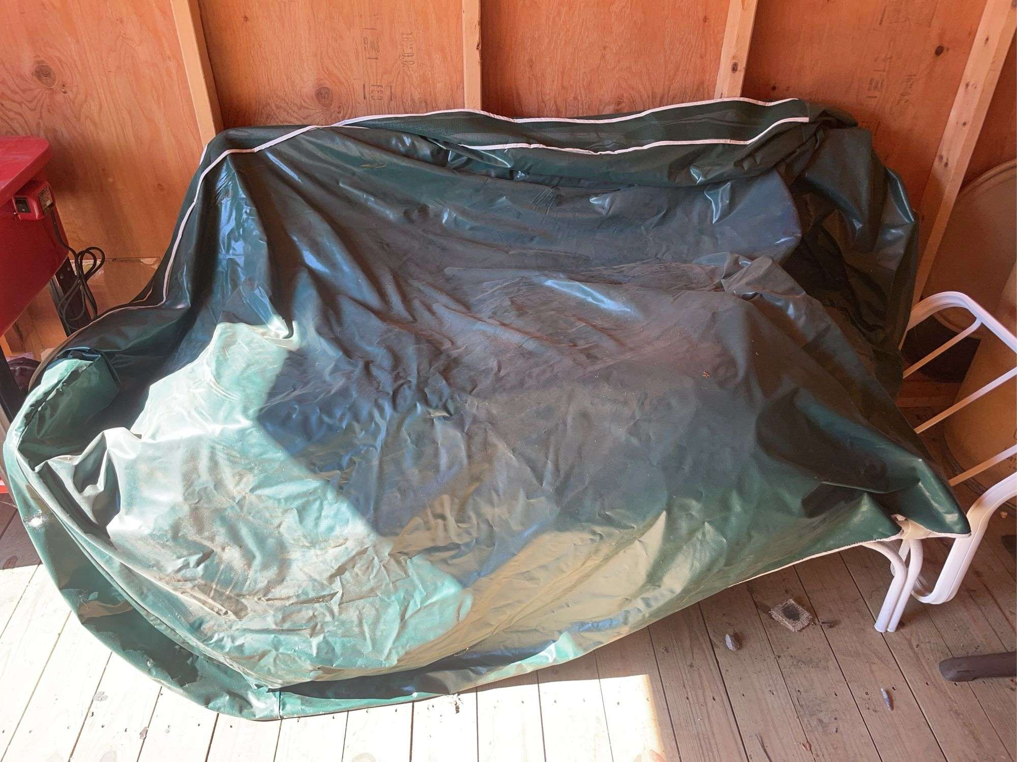 Outdoor couch with cushions