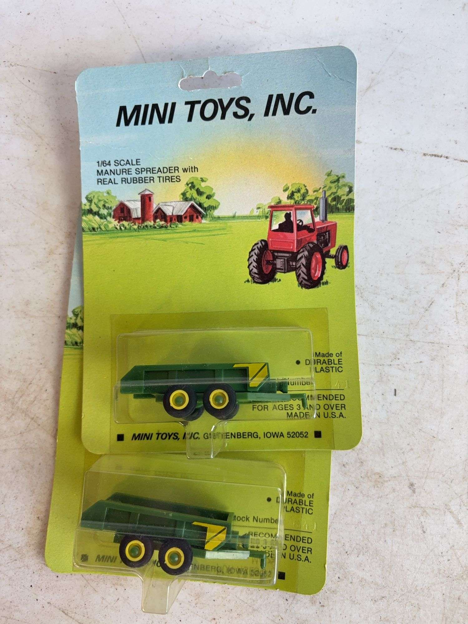 (8) Mini Toys farm equipment toys - 1/64 scale
