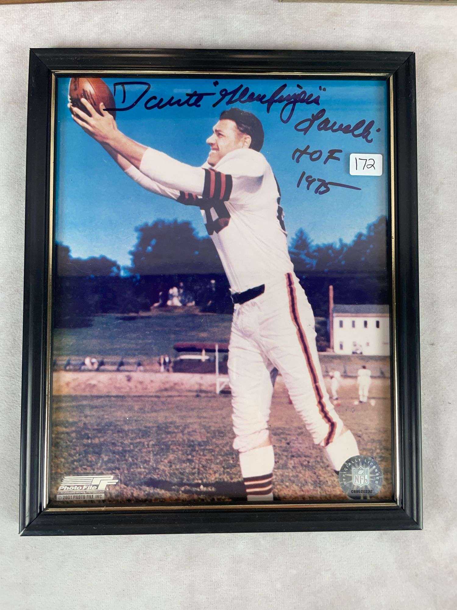 Dante Lavelli, Bernie Kosar & Chris Spielman Signed Photos