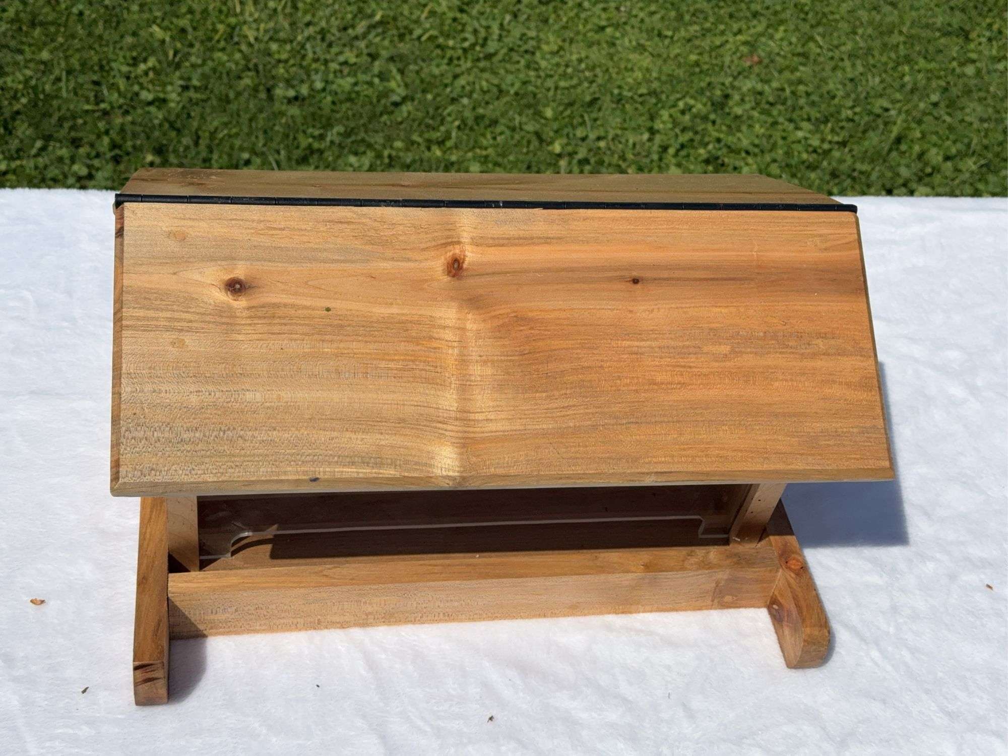 Homemade Wooden Bird Feeder