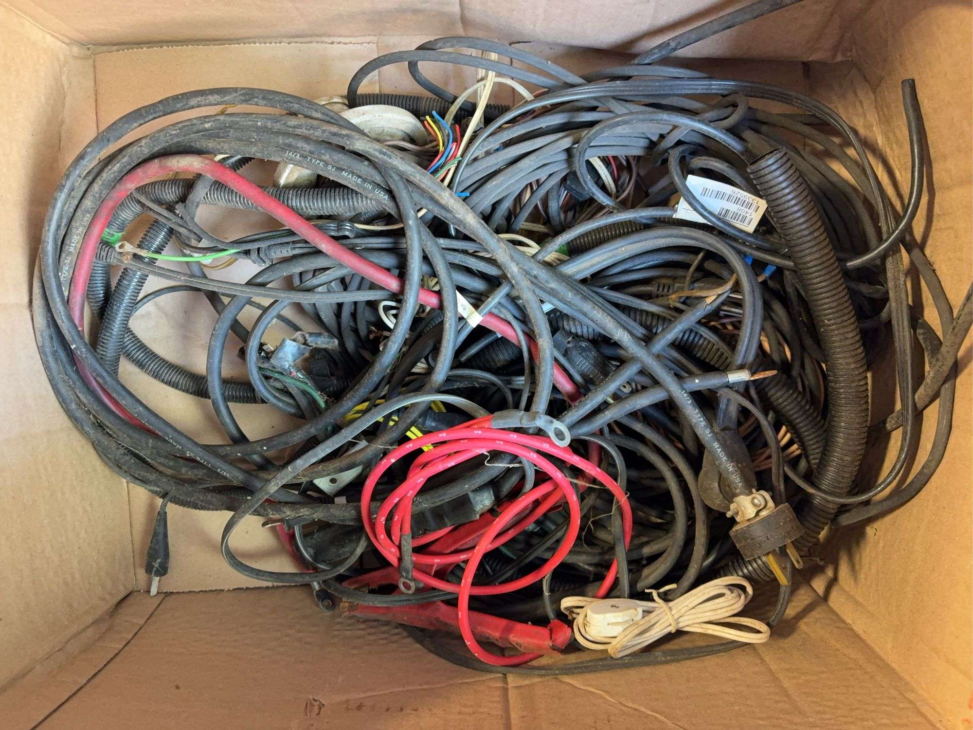Electrical wire (10-3), chains, and other items
