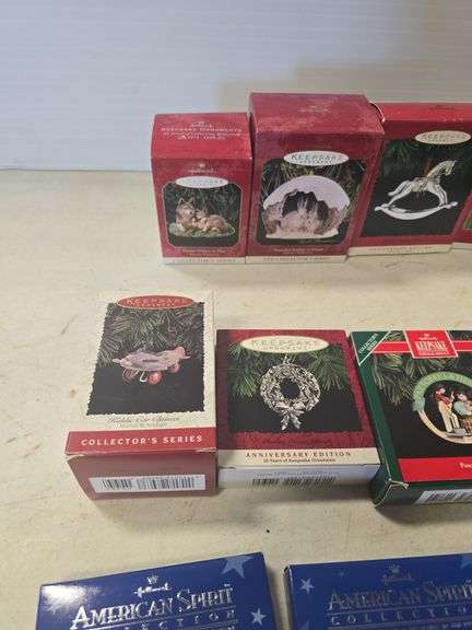 LOT OF MIXED HALLMARK CHRISTMAS ORNAMENTS