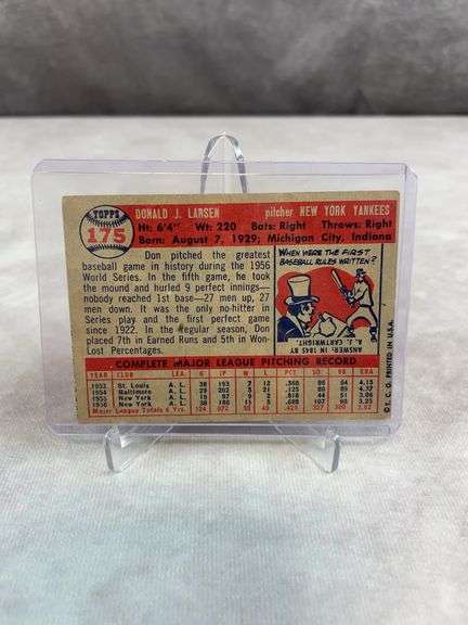 1957 Topps Don Larsen