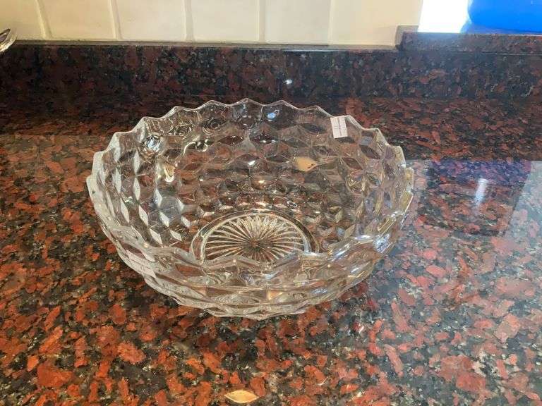 American Fostoria Clear Glass Bowl