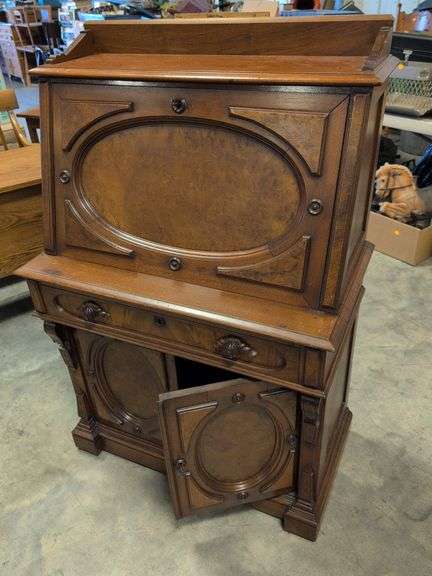 Antique Victorian secretary desk