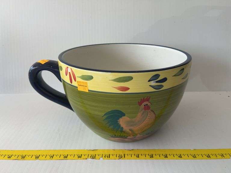 Provence Rooster Collection Pot