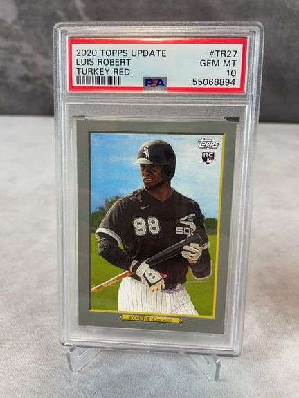 2020 Topps Update Turkey Red #TR27 Luis Robert PSA 10