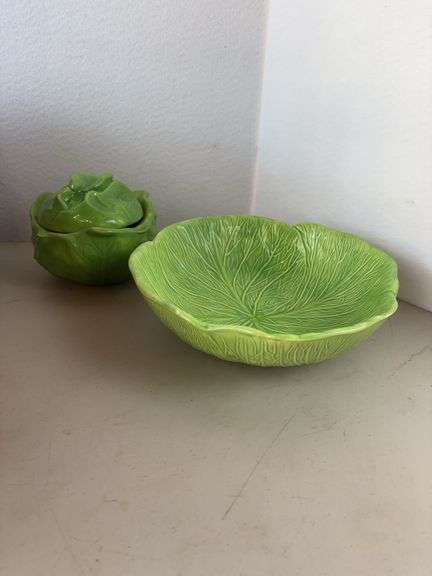 Lettuce Cookie Jar , Lettuce Bowl , Kitchen Plates