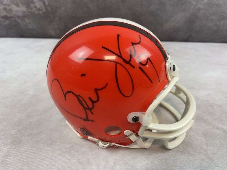 Bernie Kosar Signed Browns Mini Helmet