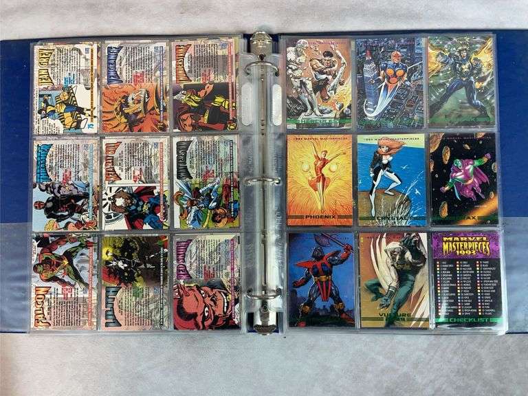 1993 Marvel Masterpieces Complete Set witth Extra Cards