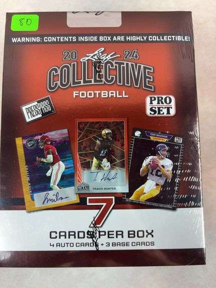 2024 Leaf Collective Football Hobby Box Factory Sealed