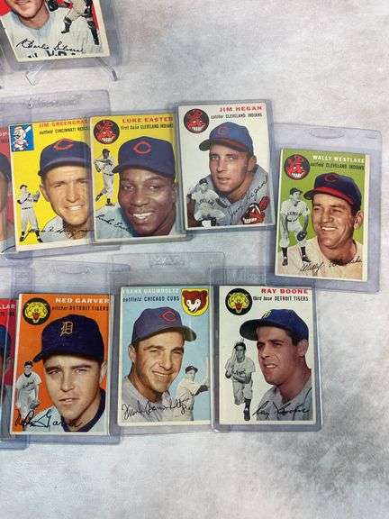 1954 Topps baseball 15 card lot, no duplicates, all in order