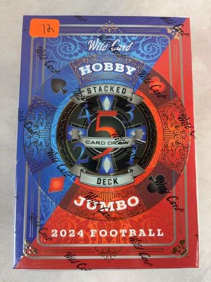 2024 Wild Card 5 Card Draw Stacked Deck Jumbo Hobby Box Factory Sealed