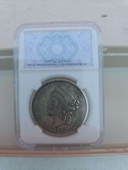 1849 $20. GOLD COPY COIN