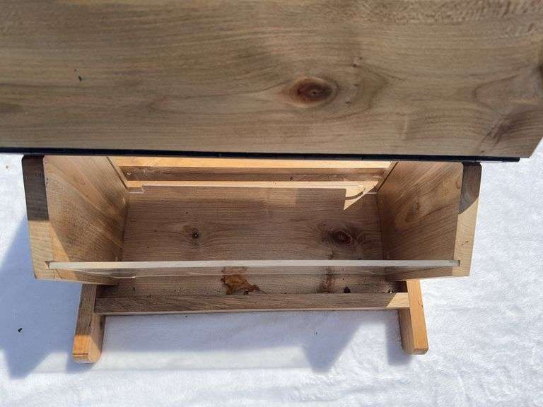 Homemade Wooden Bird Feeder