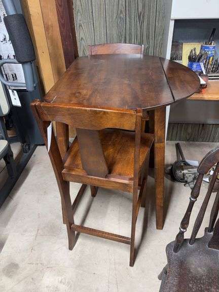 High Table w/2 Chairs 36” Round 36” High