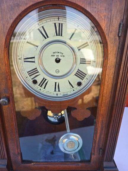 SETH THOMAS CITY SERIES ALBION MODEL WINDUP MANTLE CLOCK 1878