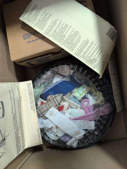 Assortment of sewing supplies - see photos