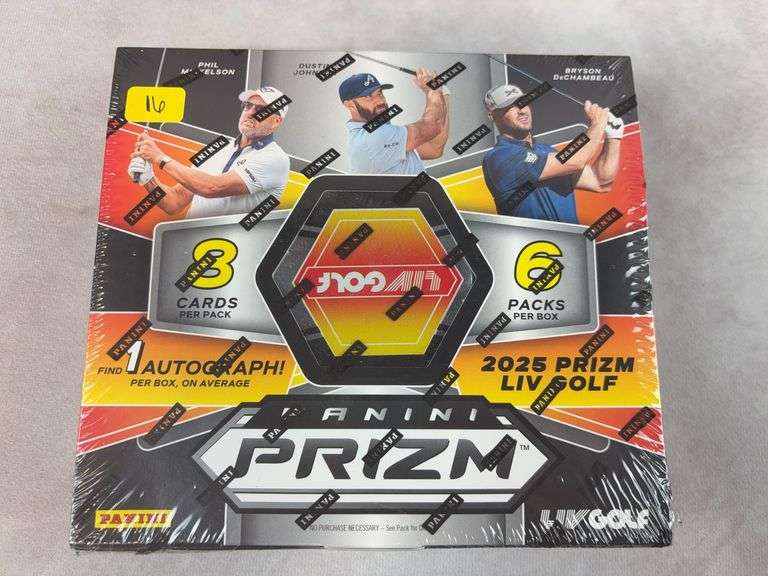2025 Panini Prizm LIV Golf Hobby Box Factory Sealed
