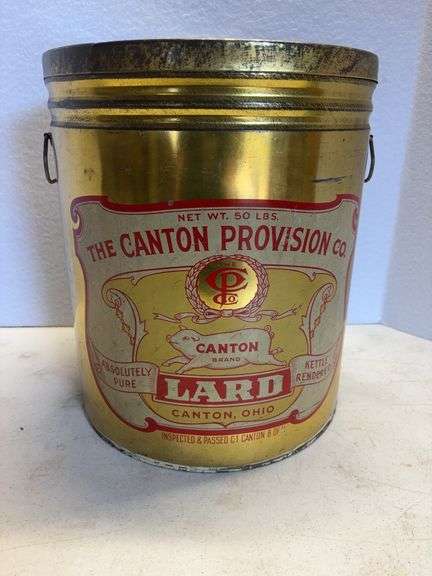 Canton Lard Tin