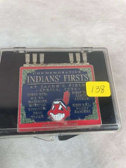 Cleveland Indians special pin collection, 3 sets
