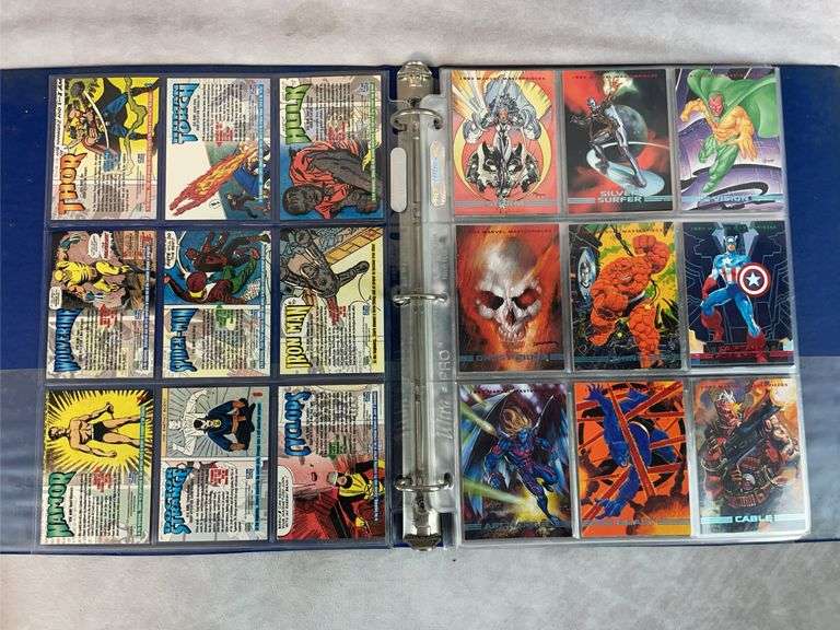 1993 Marvel Masterpieces Complete Set witth Extra Cards