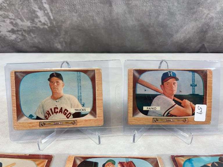 (19) 1955 Bowman Baseball Cards