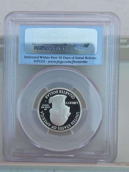 2011S CHICKASAW SILVER QUARTER PCGS PR69 DCAM
