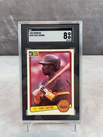 1983 Donruss Tony Gwynn #598 - SGC 8