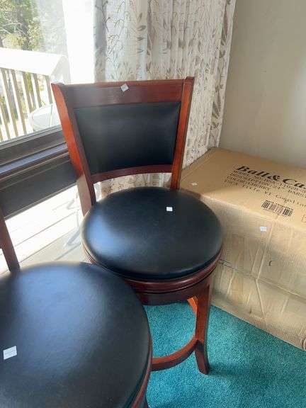 Ball & Cast Cherry 24” Barstool-Brand New in Box, and (2) Out of Box