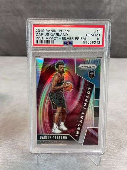 2019 Panini Prizm Instant Impact #14 Darius Garland RC Silver Prizm PSA 10