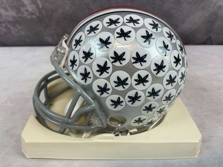 Denzel Ward signed Ohio State mini helmet, JSA