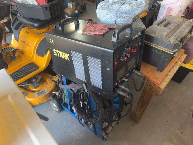 Stark Welder on Roller Cart