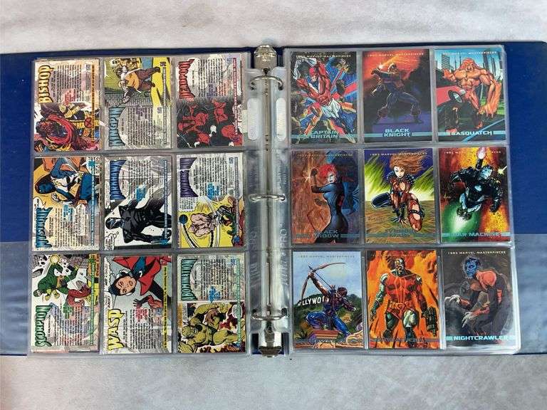 1993 Marvel Masterpieces Complete Set witth Extra Cards