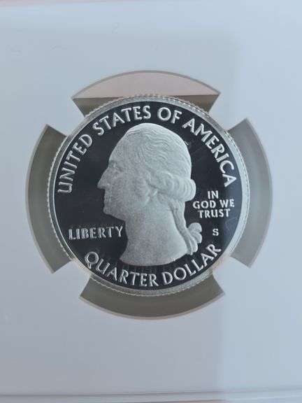2014S ARCHES SILVER QUARTER NGC PF69 ULTRA CAMEO