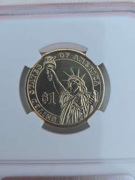 2007D JAMES MADISON PRESIDENTIAL DOLLAR NGC BU