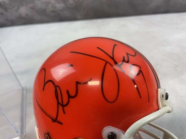 Bernie Kosar Signed Browns Mini Helmet