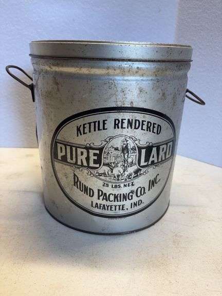 Lafayette Ind.Lard Tin