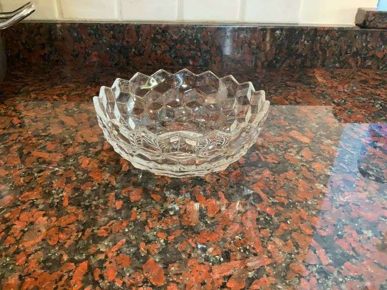 American Fostoria Clear Glass Bowl
