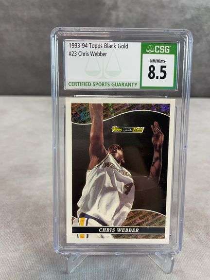 1993-94 Topps Black Gold #23 Chris Weber RC CSG 8.5